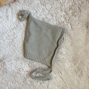 Seafoam Knit Tassel Beanie